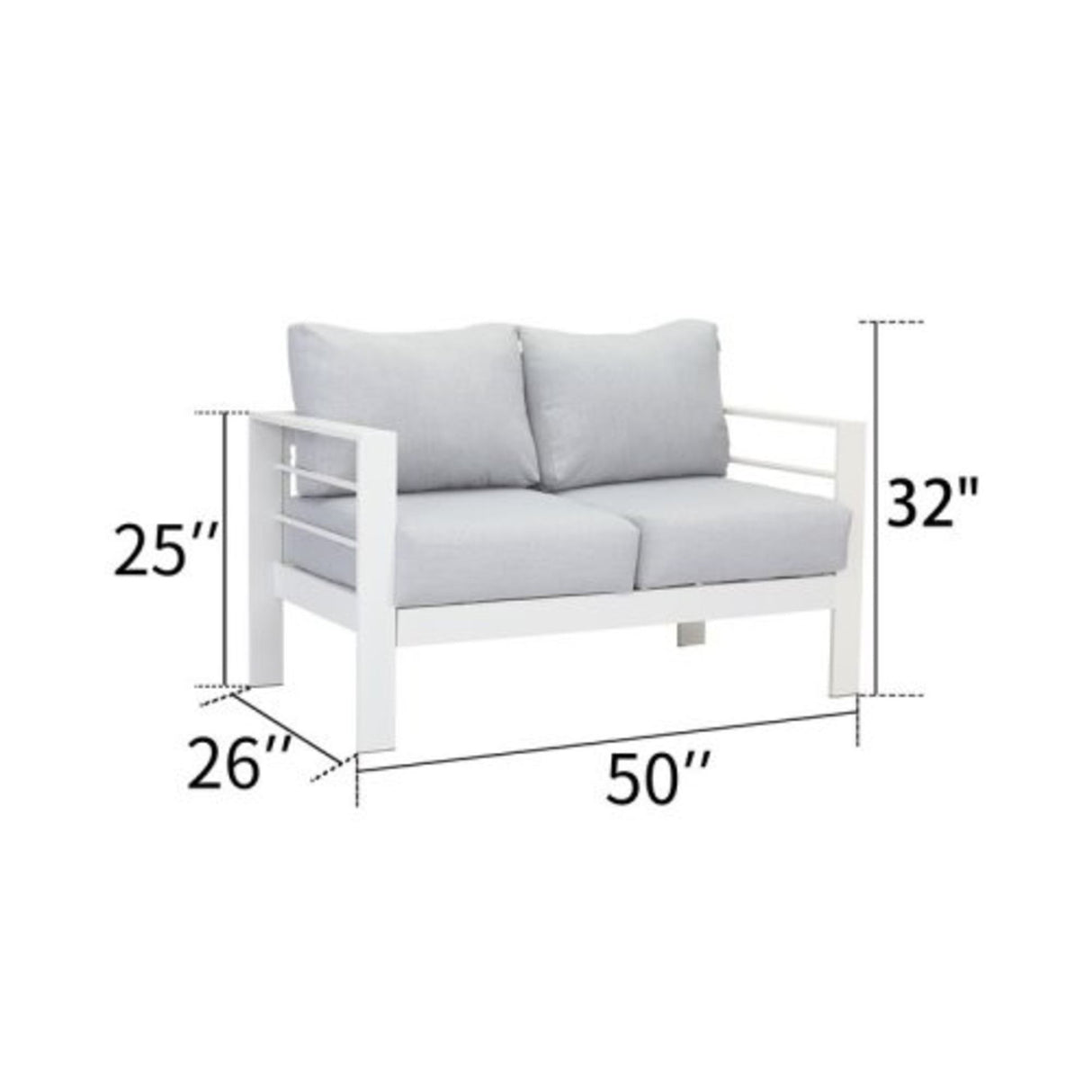 Outdoor Patio Set With All-Weather Thick Cushions