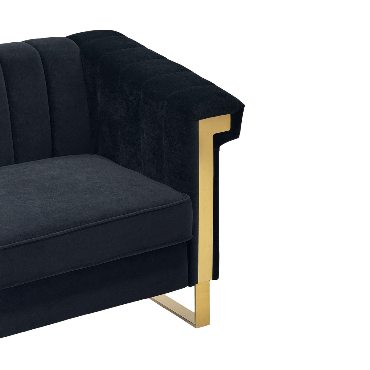 2 Piece Sofa Set With Tufted Back And Deep Seating