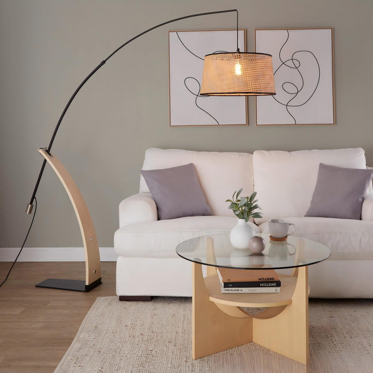 Robyn - Mid-Century Modern Floor Lamp