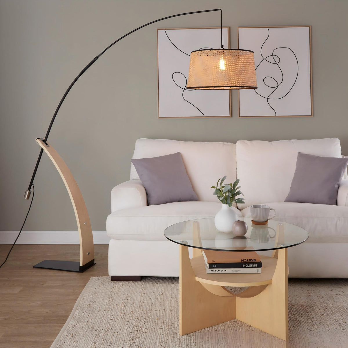 Robyn - Mid-Century Modern Floor Lamp