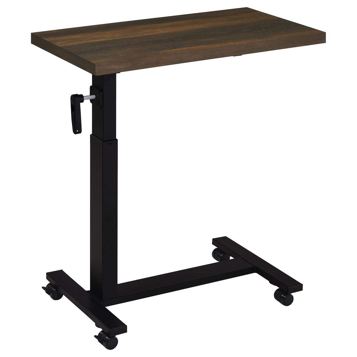 Westpark Height Adjustable Mobile C-Table, Dark Pine