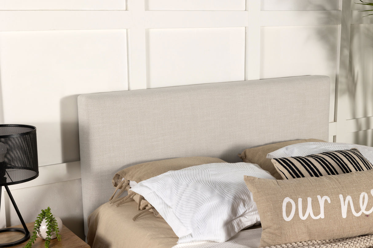Pirro Upholstered Queen or Full Panel Headboard in Sand