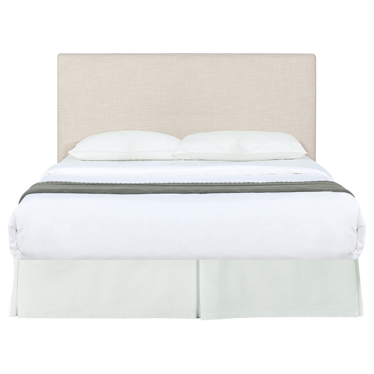 Pirro Upholstered Queen or Full Panel Headboard in Sand