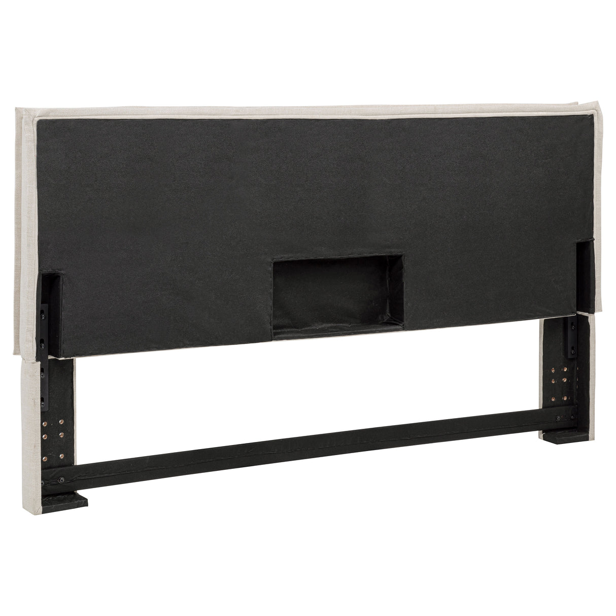 Izzy Upholstered King Panel Headboard in Sand