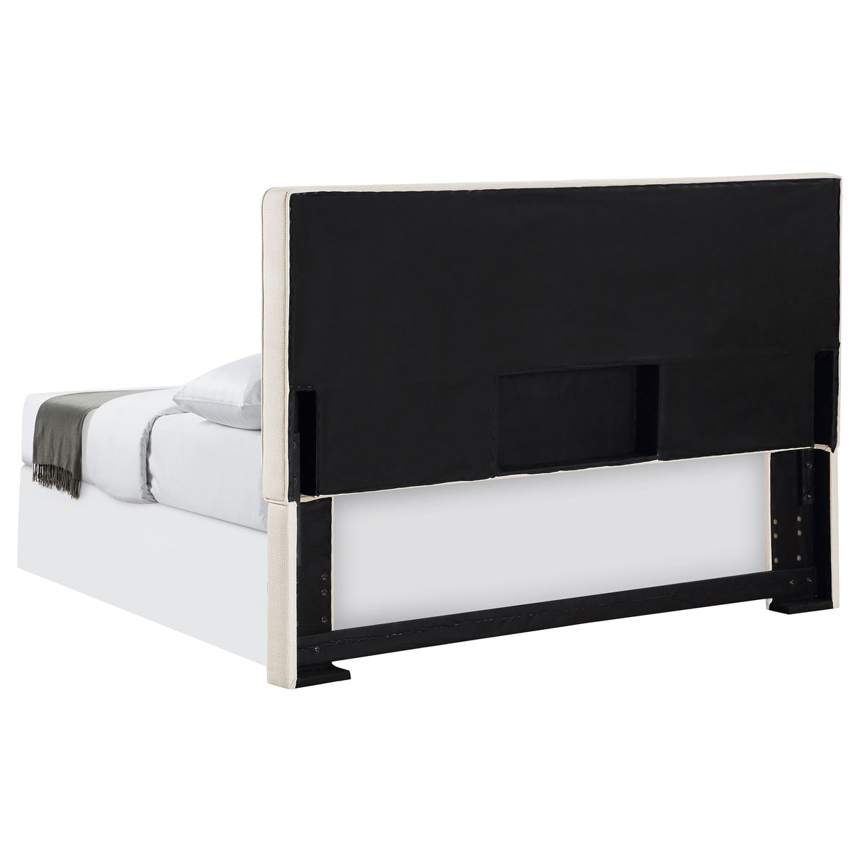 Kosmo Upholstered Queen/Full Panel Headboard in Sand