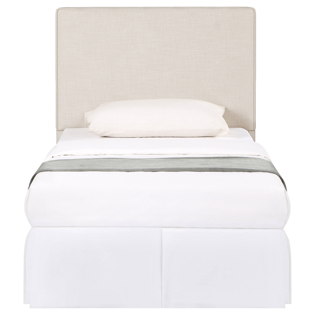 Kosmo Upholstered Twin Panel Headboard in Sand