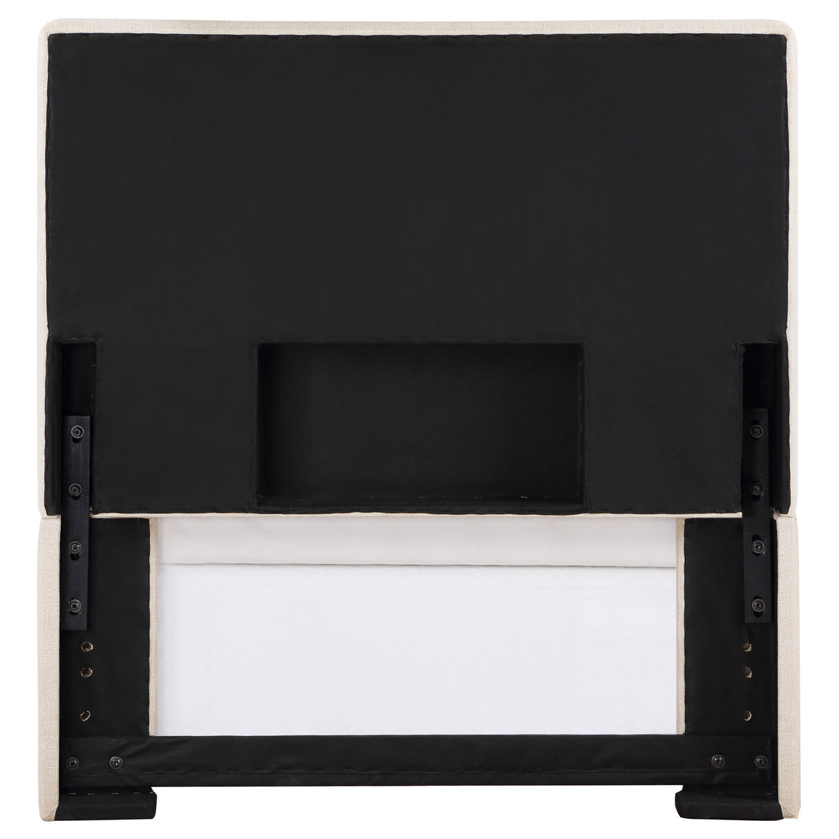 Kosmo Upholstered Twin Panel Headboard in Sand