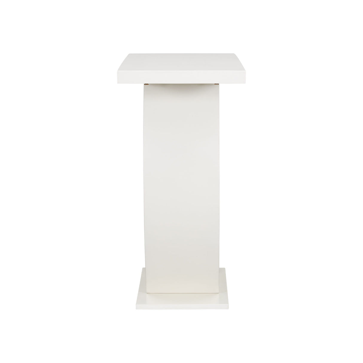 Console Table With Oval Base And Reinforced Bottom Plate