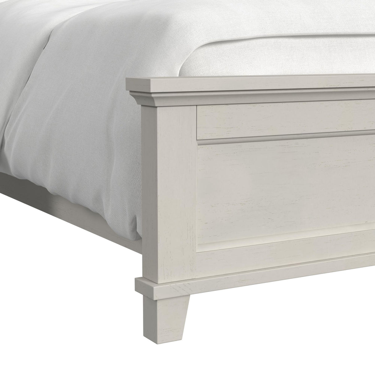 Canterbury - Twin Panel 5 Piece Bedroom Set - Ivory