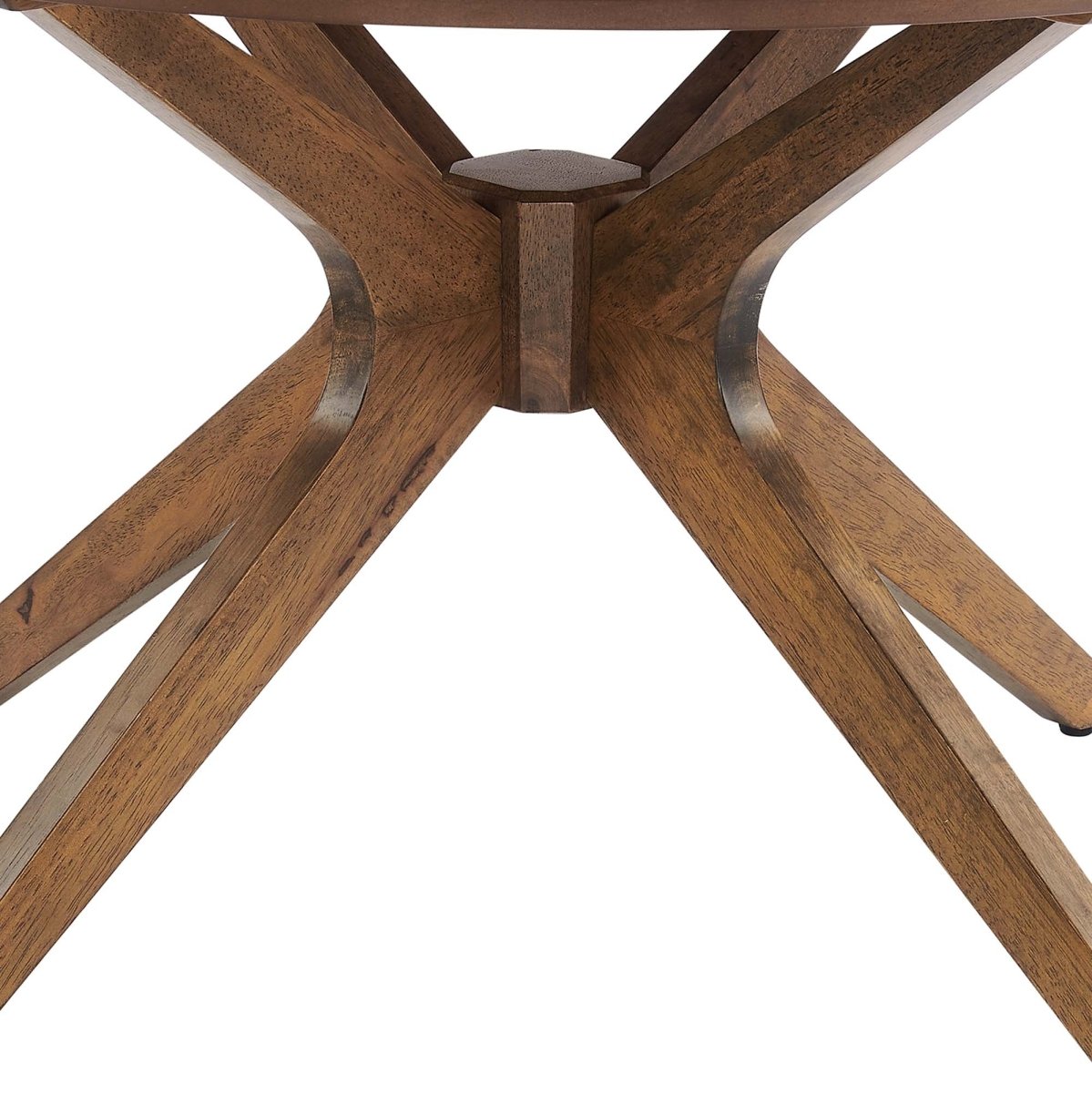 32 Inch Mid - Century Round Wood Coffee Table - Coffee Tables available at Alpine Outlets in Denver