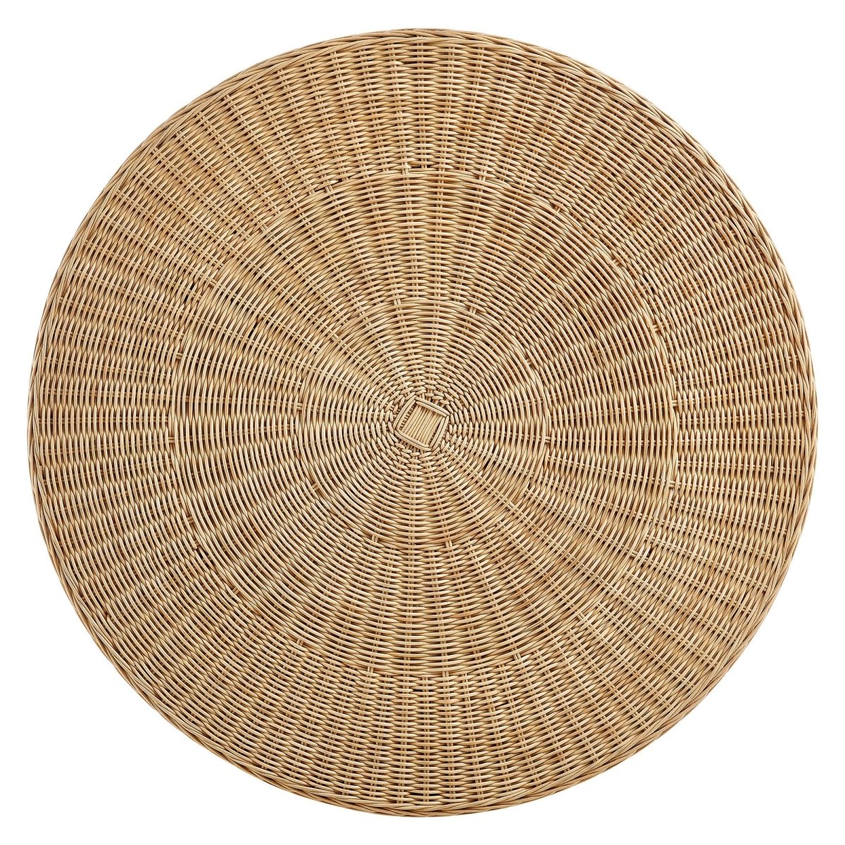 32 Inch Round Natural Rattan Coffee Table in Natural - Coffee Tables available at Alpine Outlets in Denver