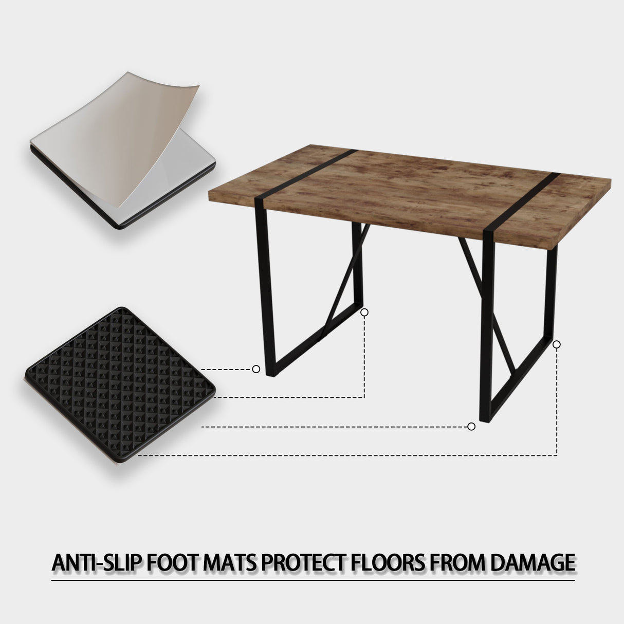 Dining Table, Rectangular - Wood