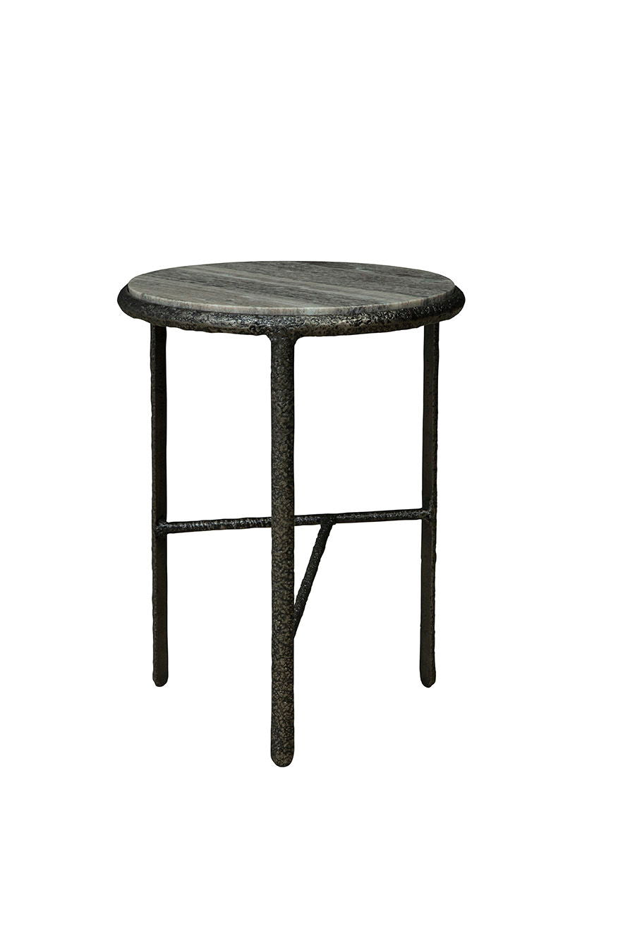 Ferris - End Table - Gray / Black