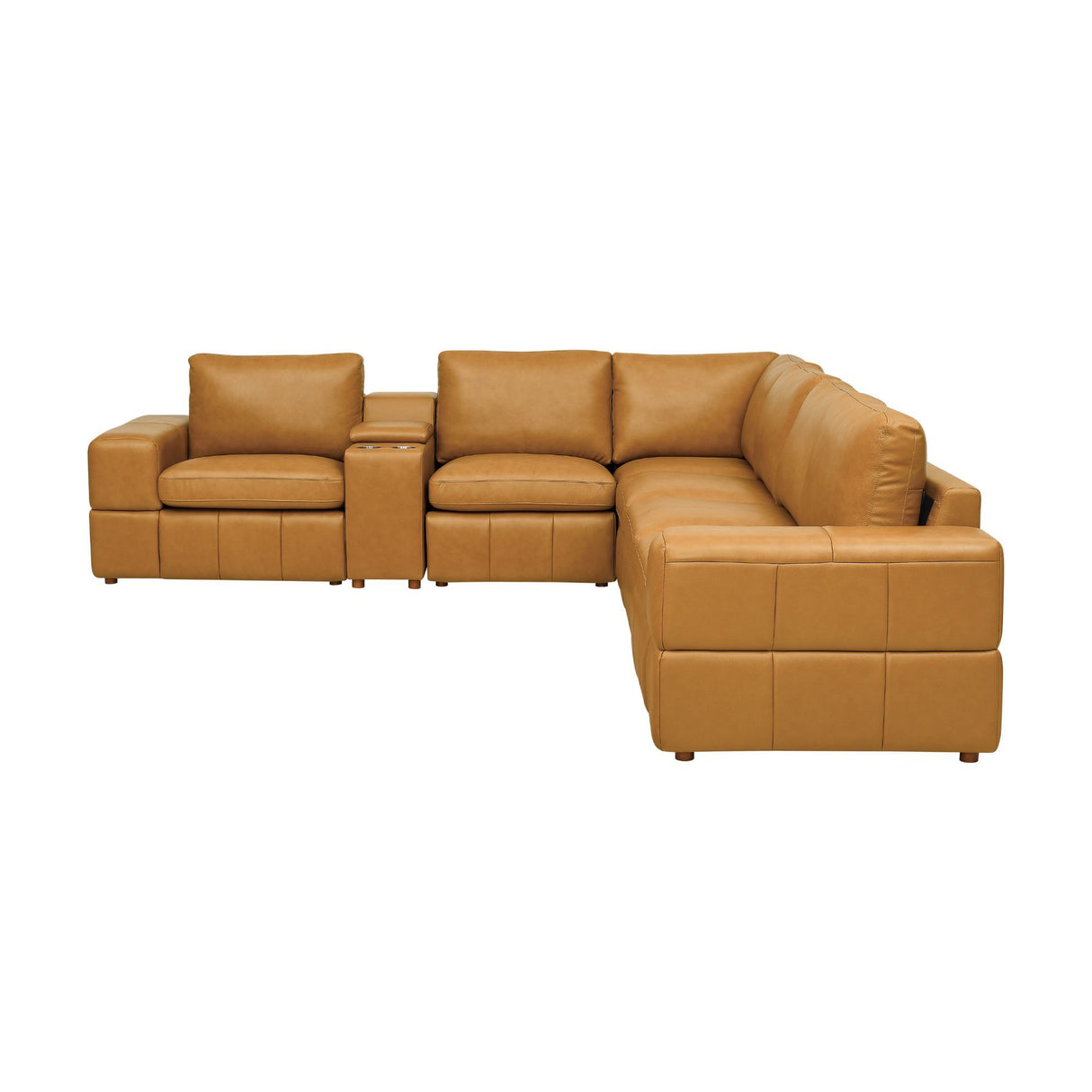 Modular Sectional With Large Square Arms