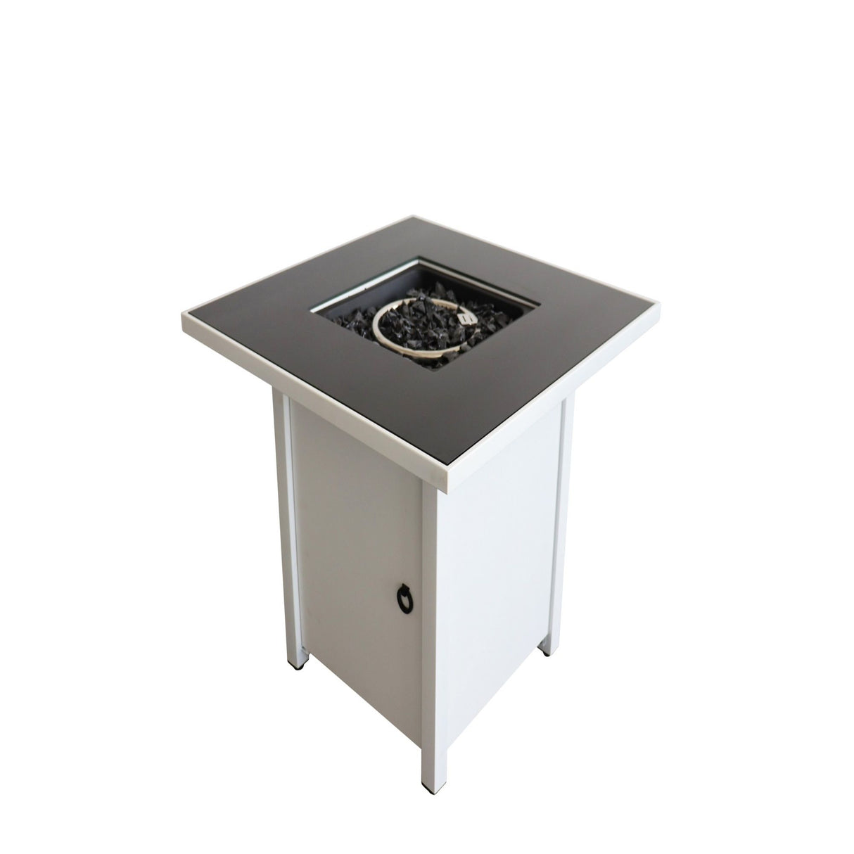 Propane Firepit Table Outdoor Heater High Heat Output Steel 30x25in
