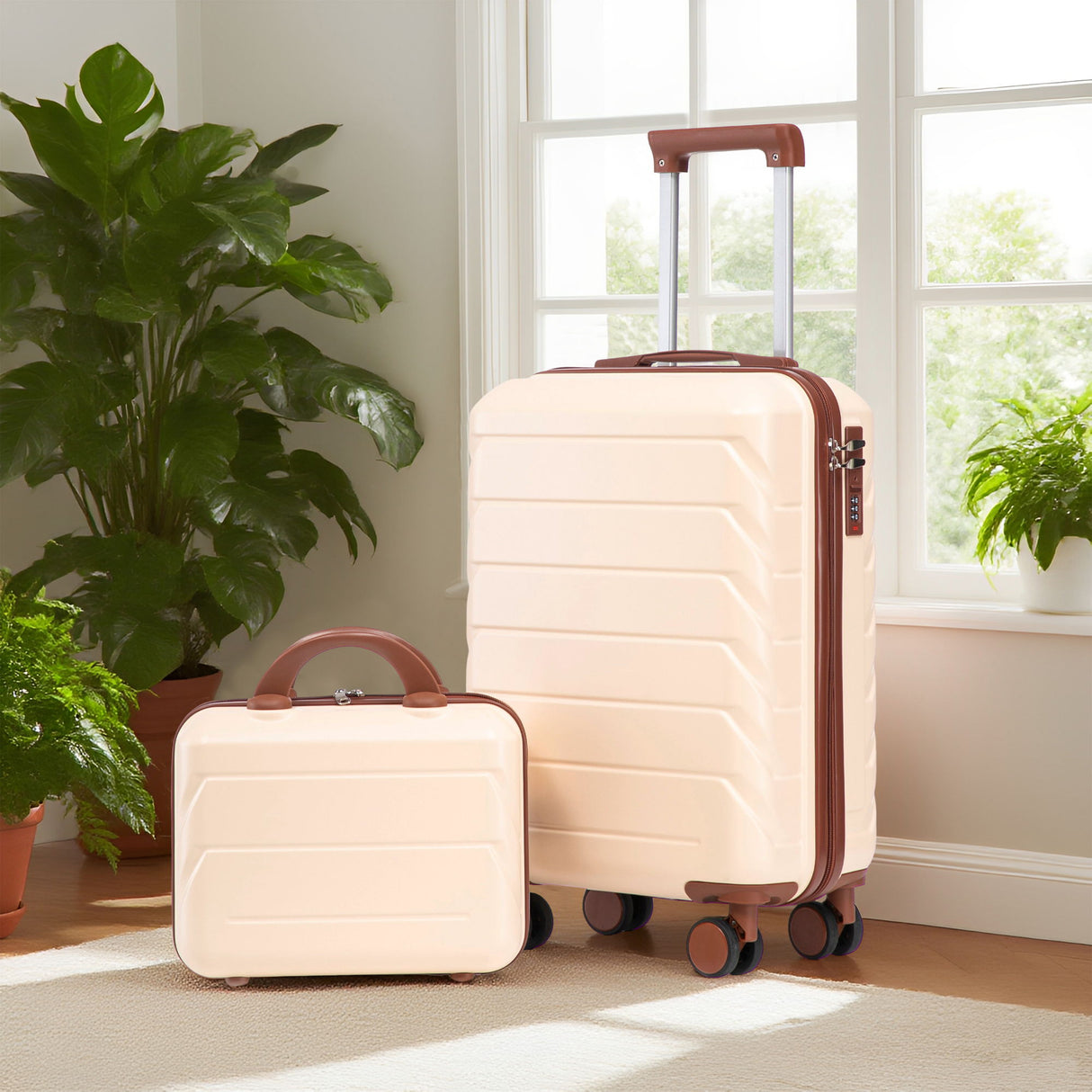 Spinner Luggage Set & Combination Lock