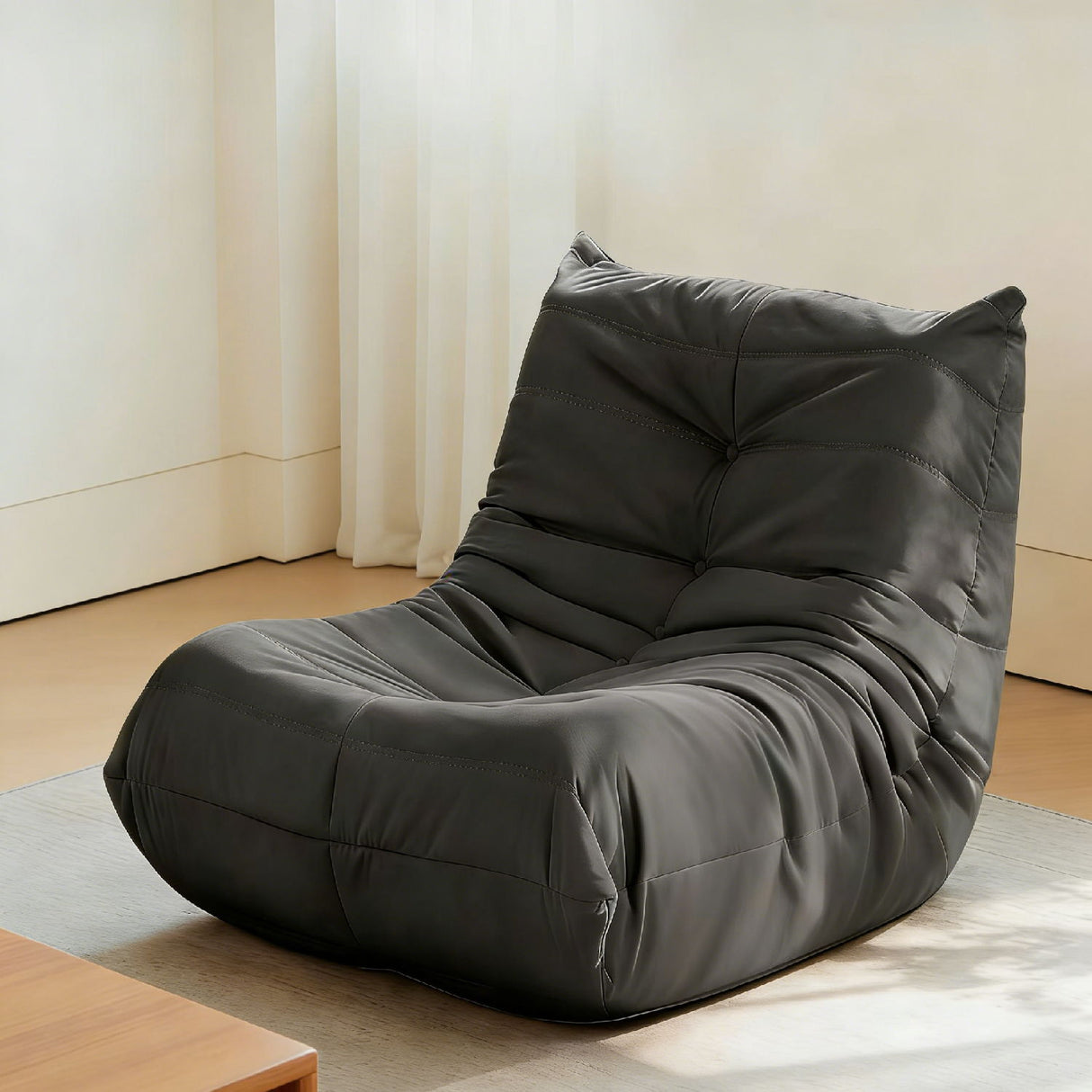 Luxury Accent Chair Button Tufted Detail, Living Room Furniture