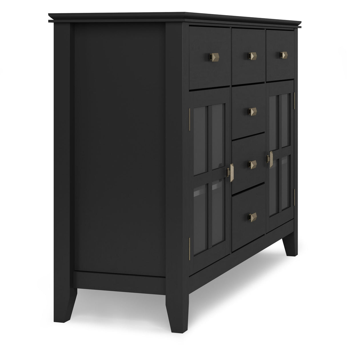 Sideboard Buffet Dining Room Cabinet Solid Wood Storage 54x36in