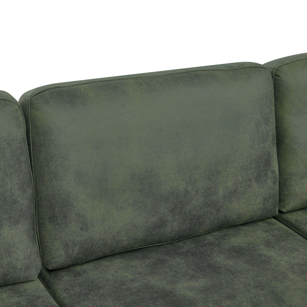 Upholstered Modular Sectional With Custom Configuration And Removable Cushions