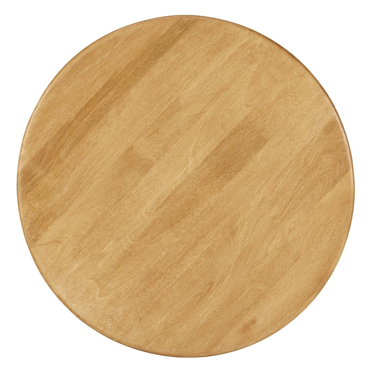 34 Inch Mid - Century Round Mango Wood Coffee Table - Coffee Tables available at Alpine Outlets in Denver