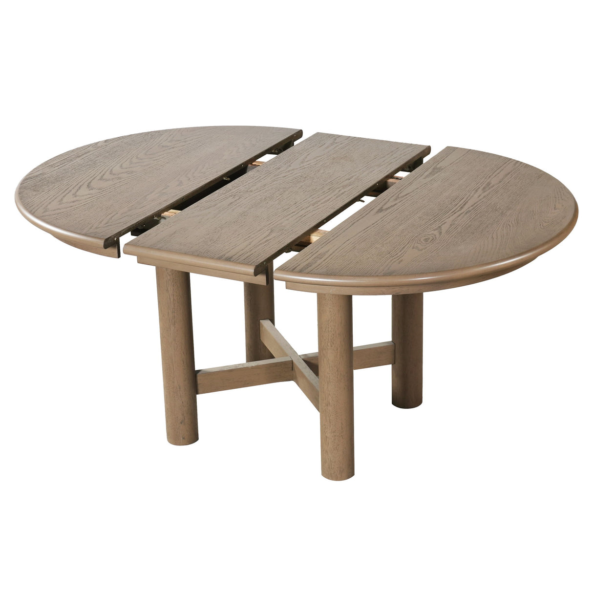 Extendable Oval Dining Table With Leaf