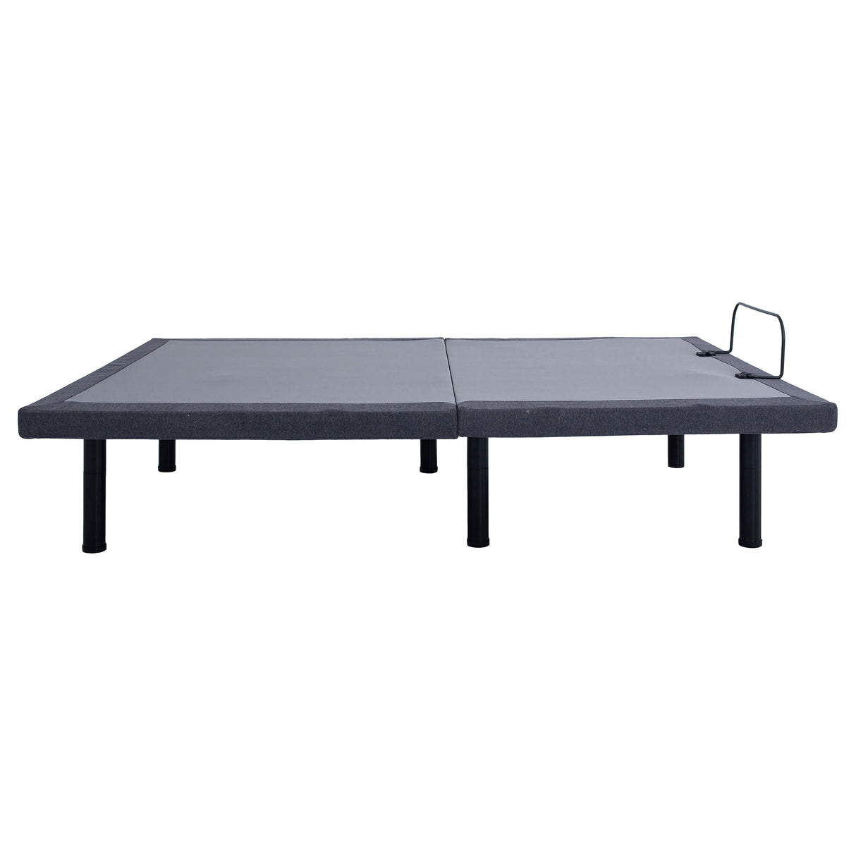 Negan Twin XL Adjustable Bed Base - Grey and Black