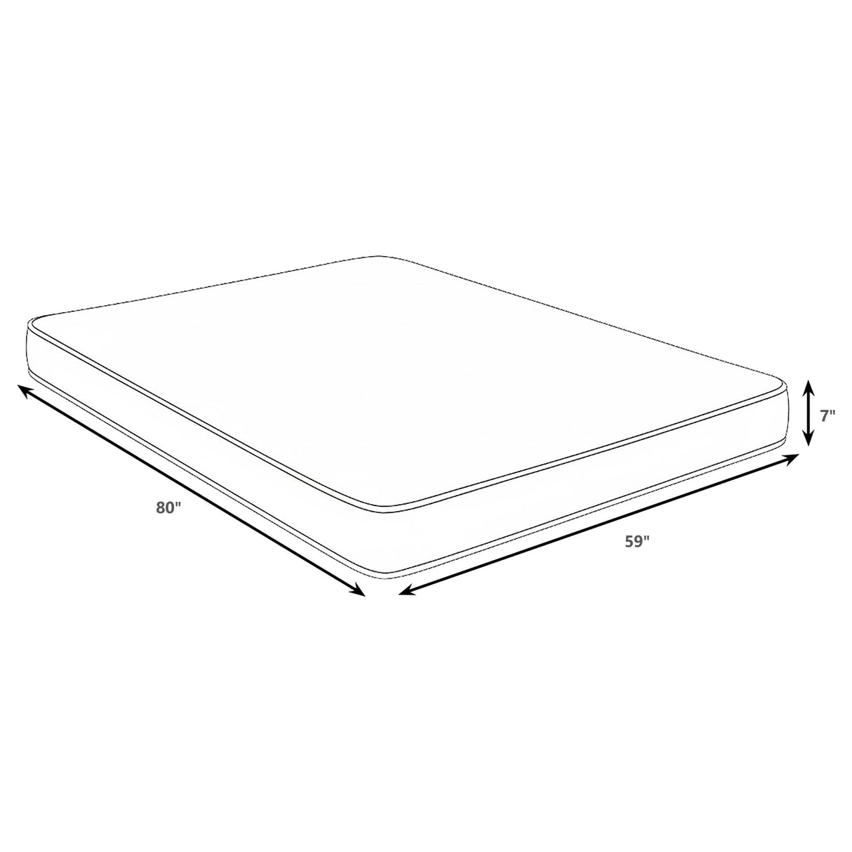 Kenyon 7-Inch Queen Bamboo Cover Firm Foam Mattress