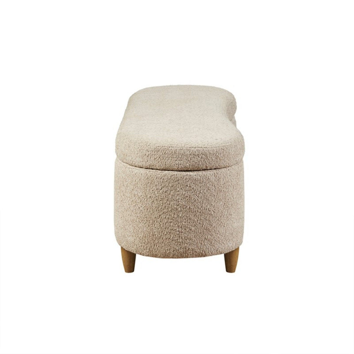 Bailey - Flip Top Storage Bench - Taupe