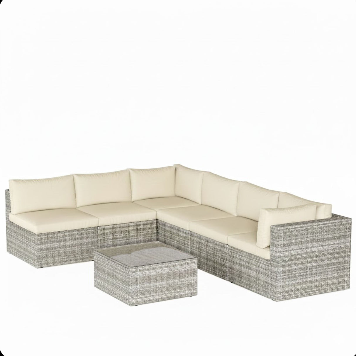 Modern Patio Set With Coffee Table