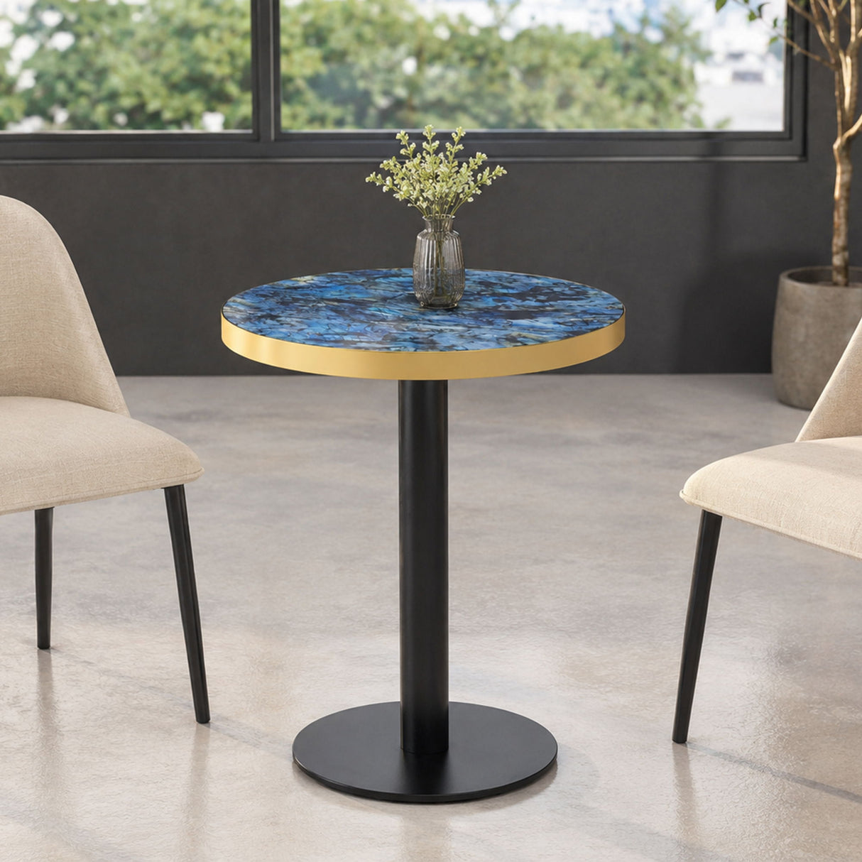 Elegant Round Bistro Table
