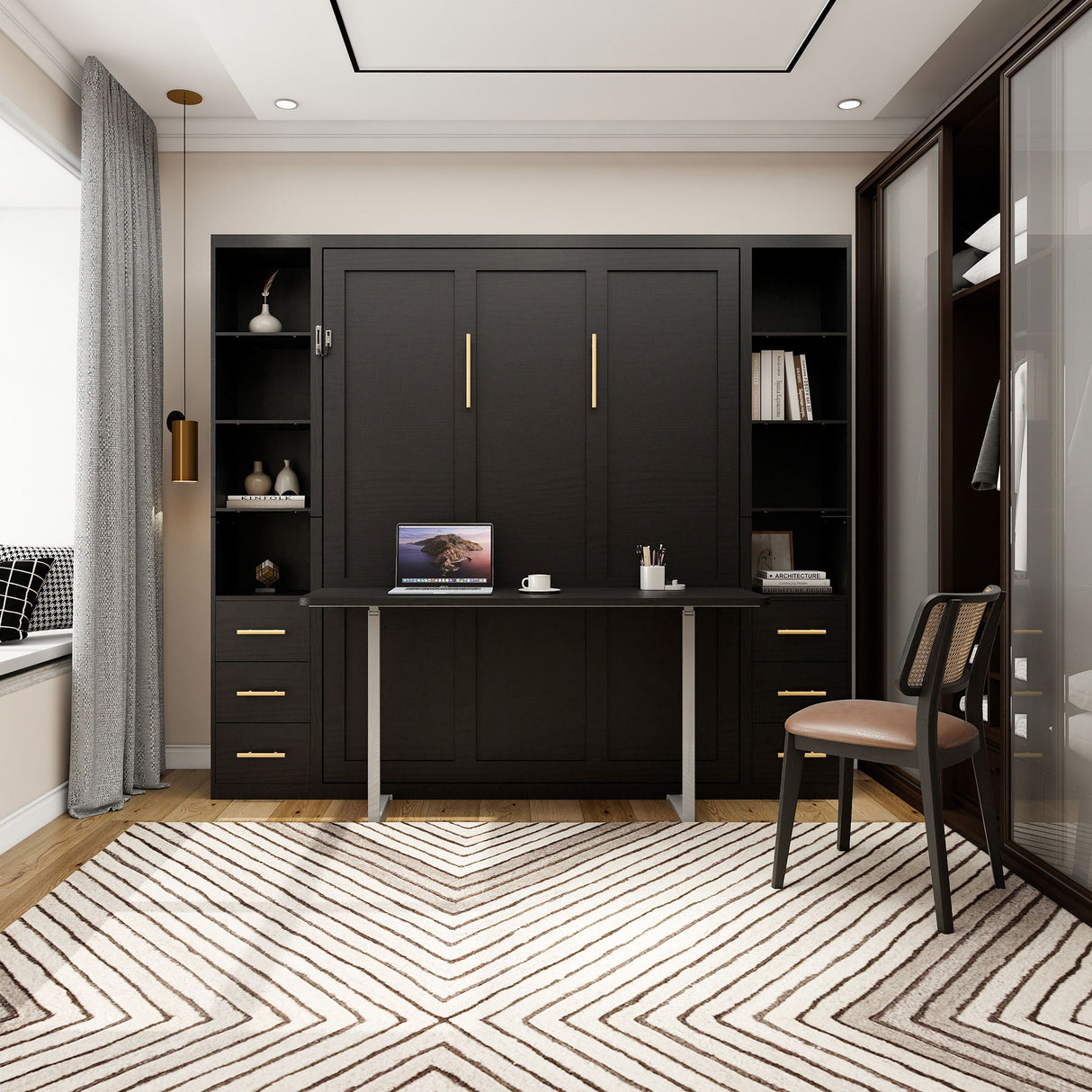 Multifunctional Vertical Murphy Wall Bed