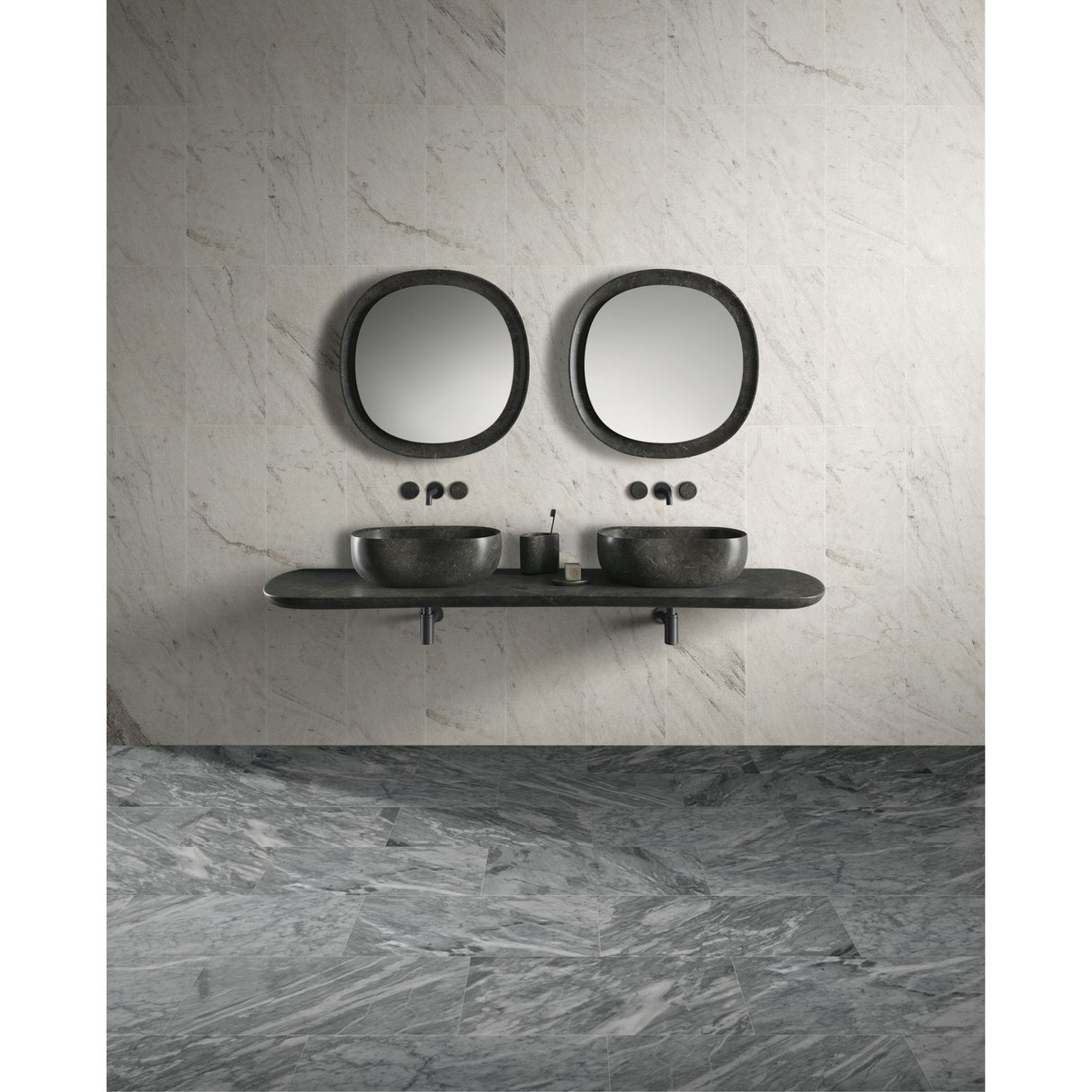 Textured Finished, 3D Tiles For Wall Decoration (Set of 4)