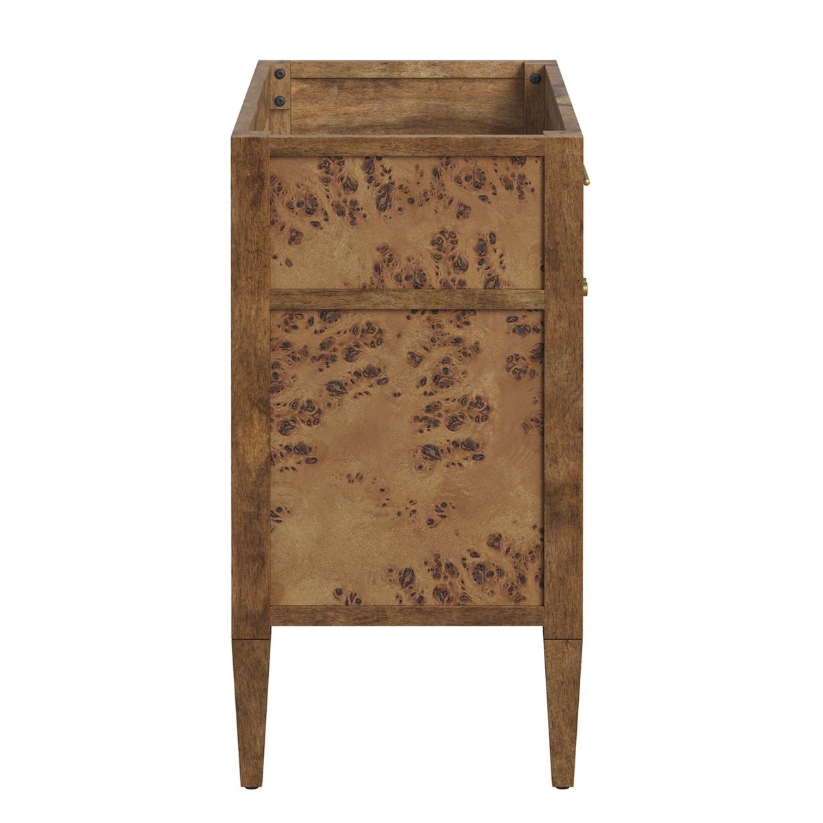 36" Brown Wood Bathroom Vanity Cabinet (Sink Basin Not Included) - Bathroom Fixtures - Alpine Outlets