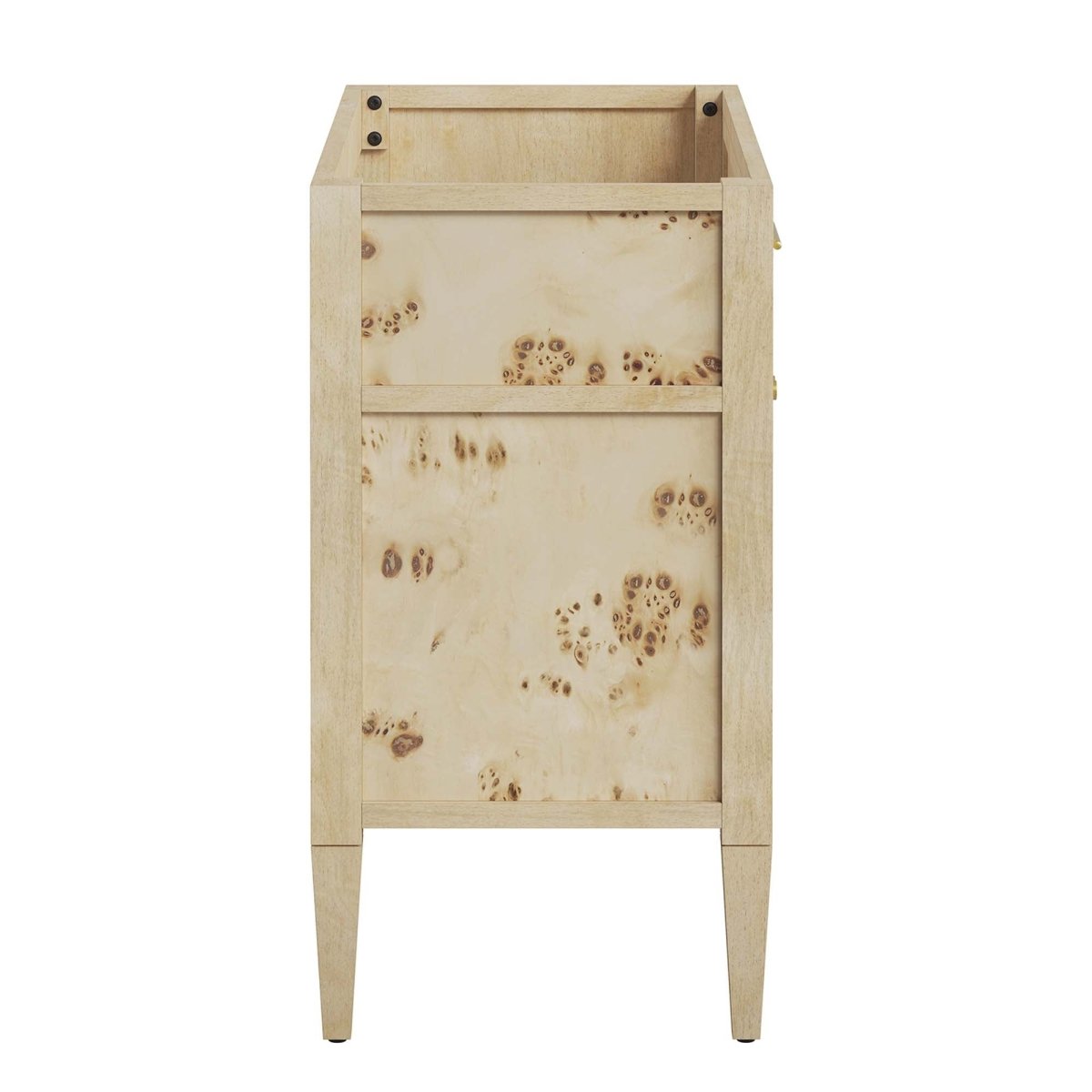36" Burgundy Wood Bathroom Vanity Cabinet (Sink Basin Not Included) - Bathroom Fixtures - Alpine Outlets