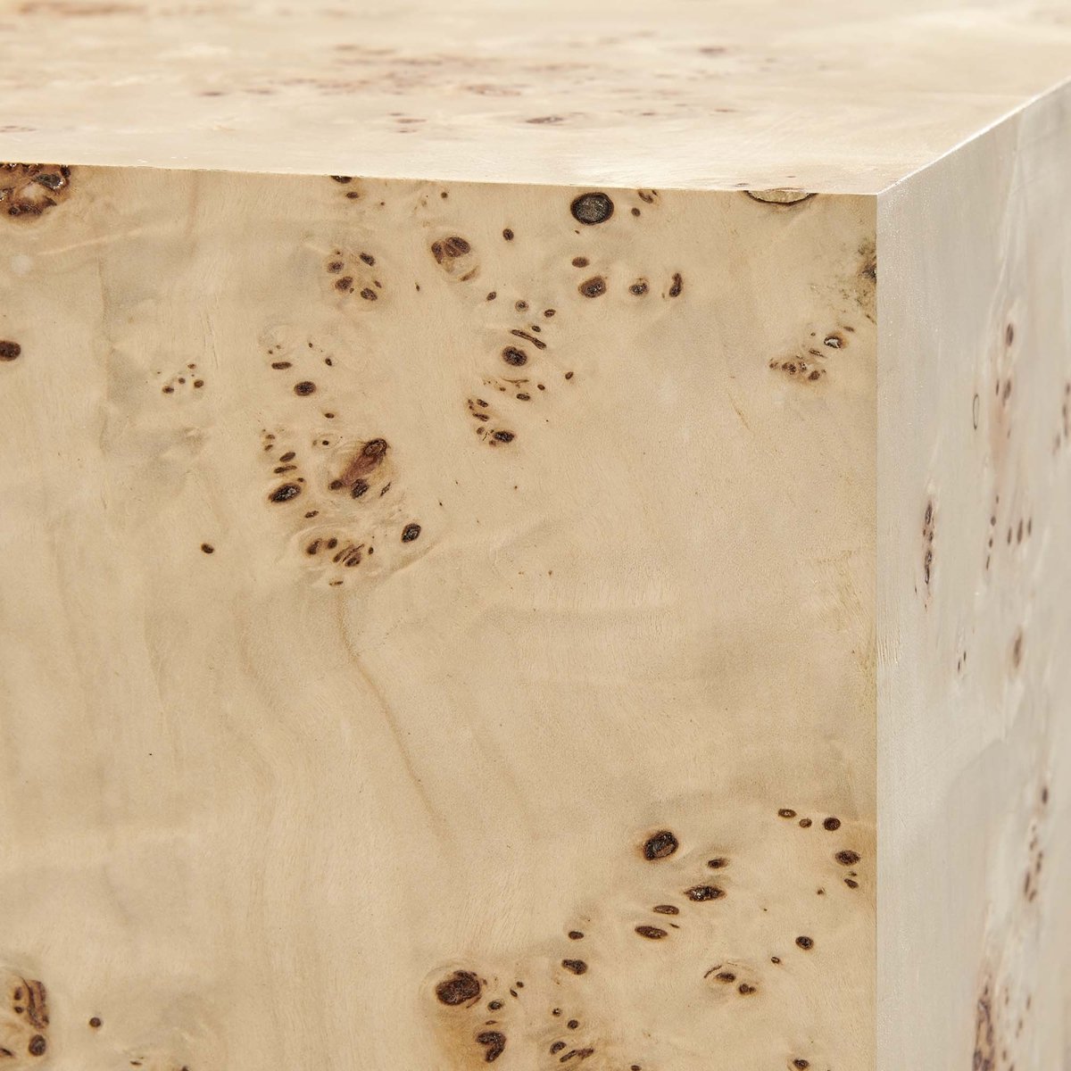 36 Inch Sophisticated Square Burl Wood Coffee Table - Coffee Tables available at Alpine Outlets in Denver