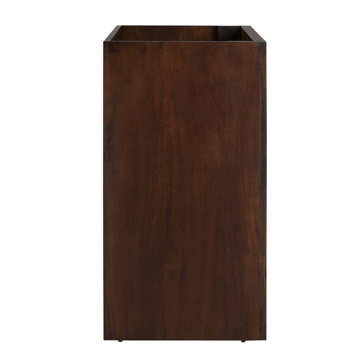 36" Walnut Bathroom Vanity Cabinet – MDF and Mango Wood Veneer - Bathroom Fixtures - Alpine Outlets