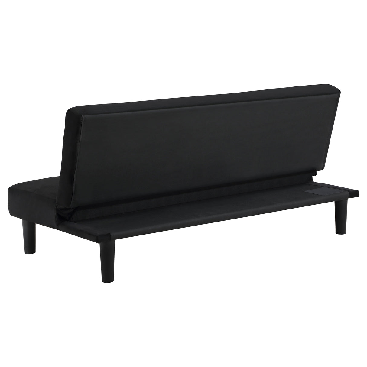 Stanford Upholstered Tufted Convertible Sofa Bed - Black