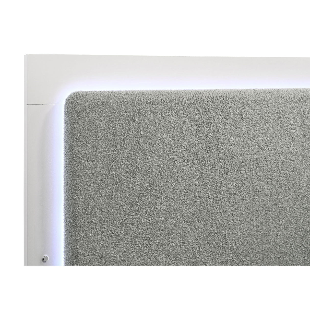 Sophia - Panel Bed With LED Headboard