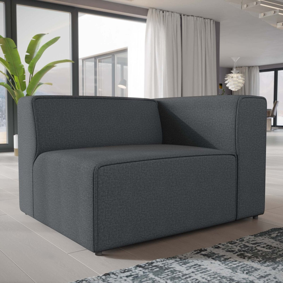 37 Inch Fabric Right - Facing Sofa - Living Room Furniture available at Alpine Outlets in Denver