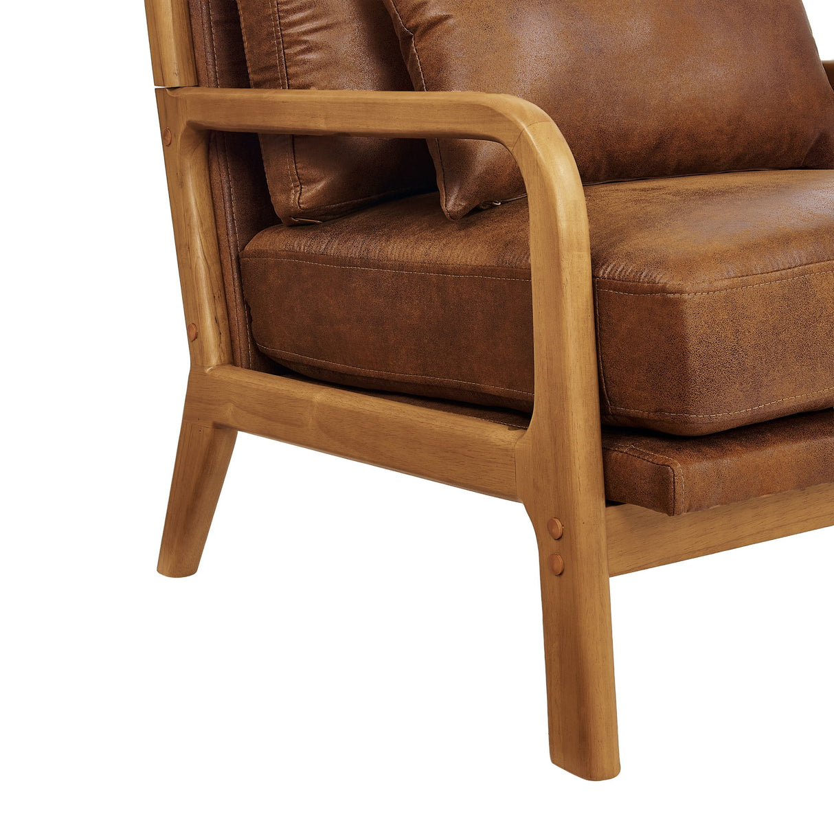 Lounge Chair - Light Brown
