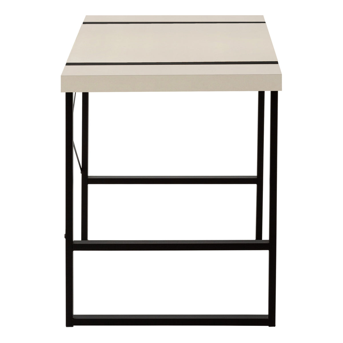 Computer Desk For Home Office, Laptop, Contemporary, Versatile Placement - Beige