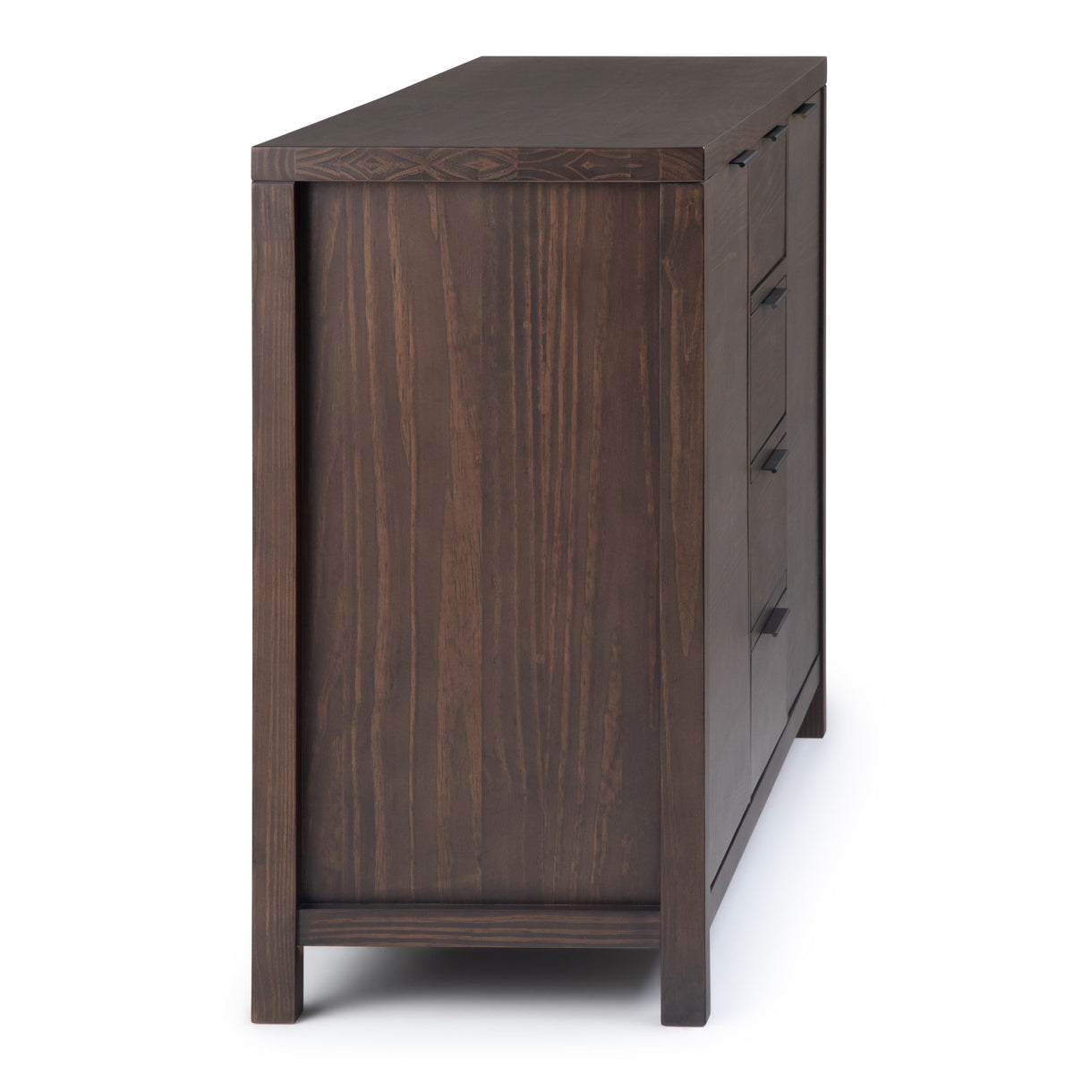 Sideboard Buffet Dining Room Cabinet Solid Wood Storage 54x36in