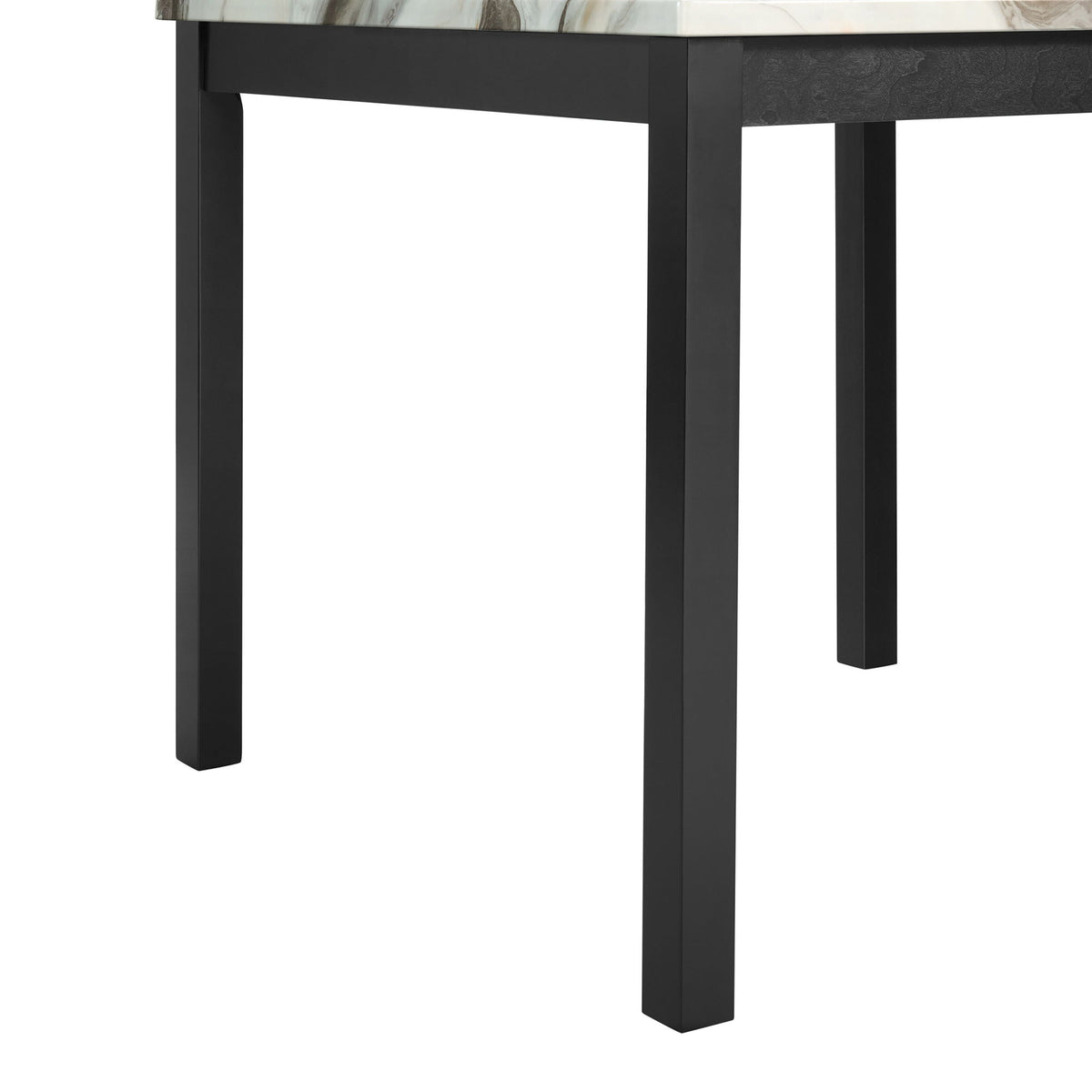 Dalia - 5 Piece Square Counter Set - Black
