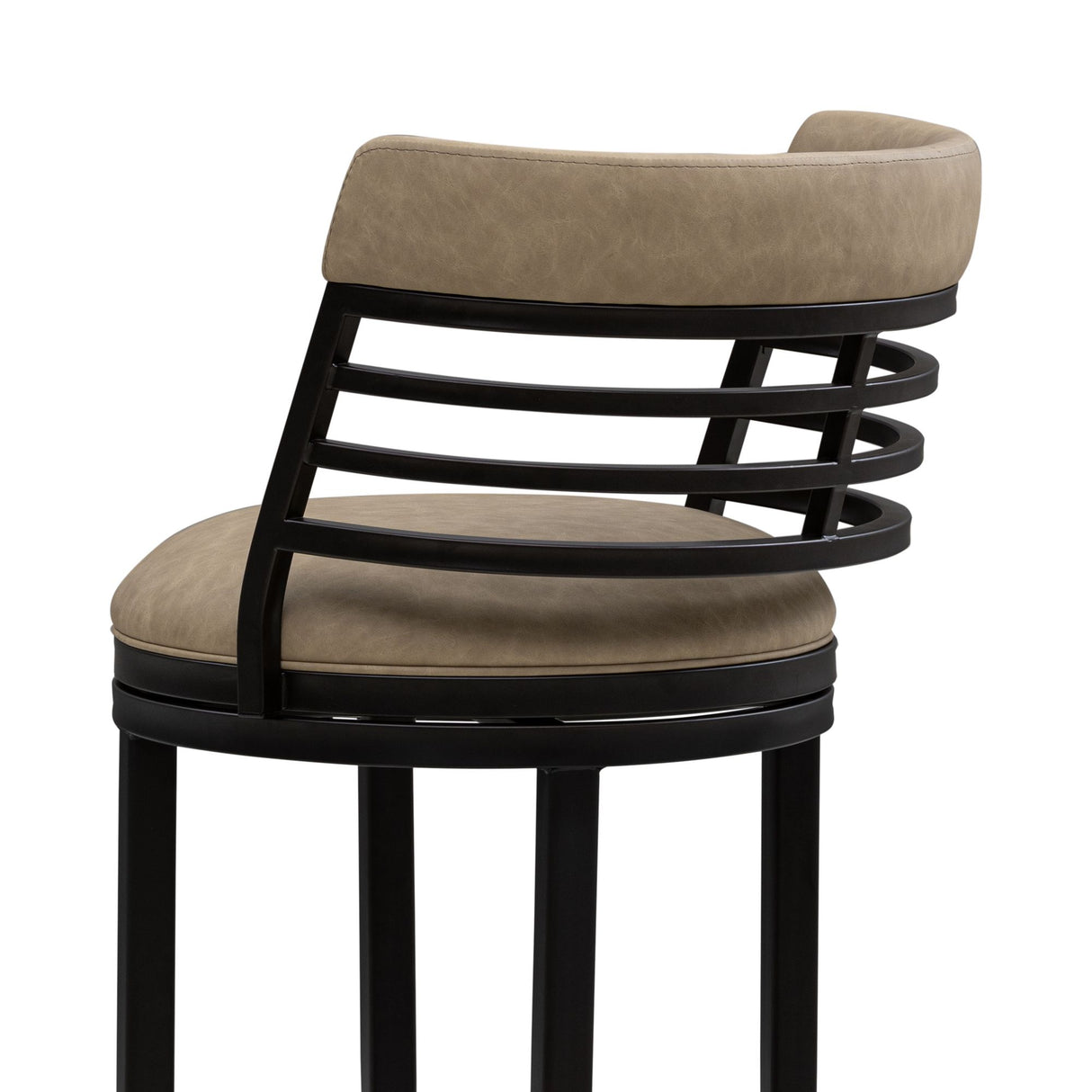 Telia - Upholstered Swivel Counter Height Barstool