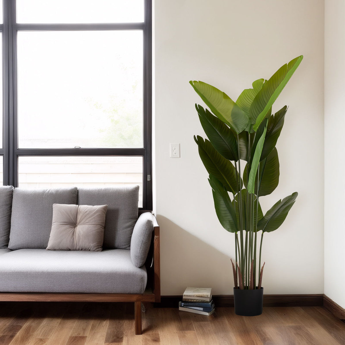 Artificial Plant For Indoor And Outdoor Decoration (Set of 2)