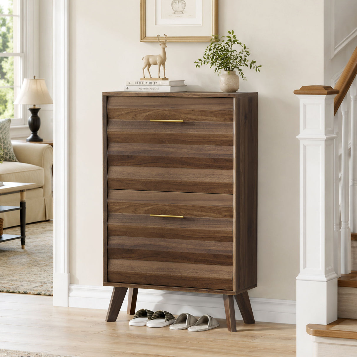 Flip Top Shoe Cabinet