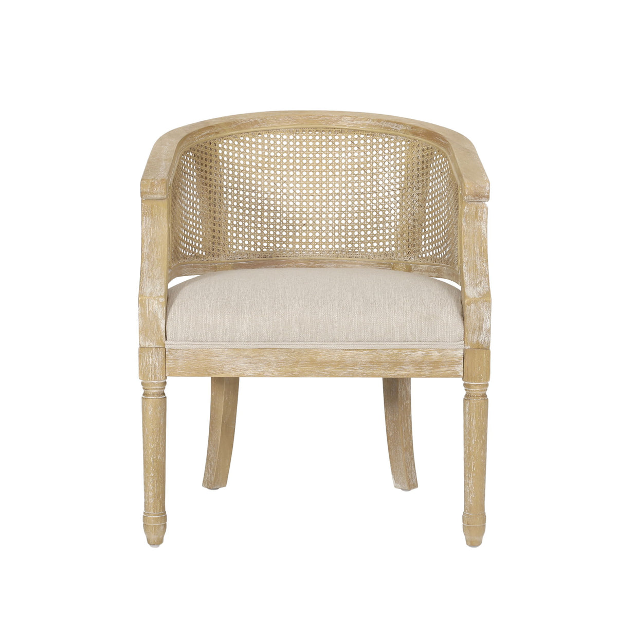 Curved Backrest Accent Chair