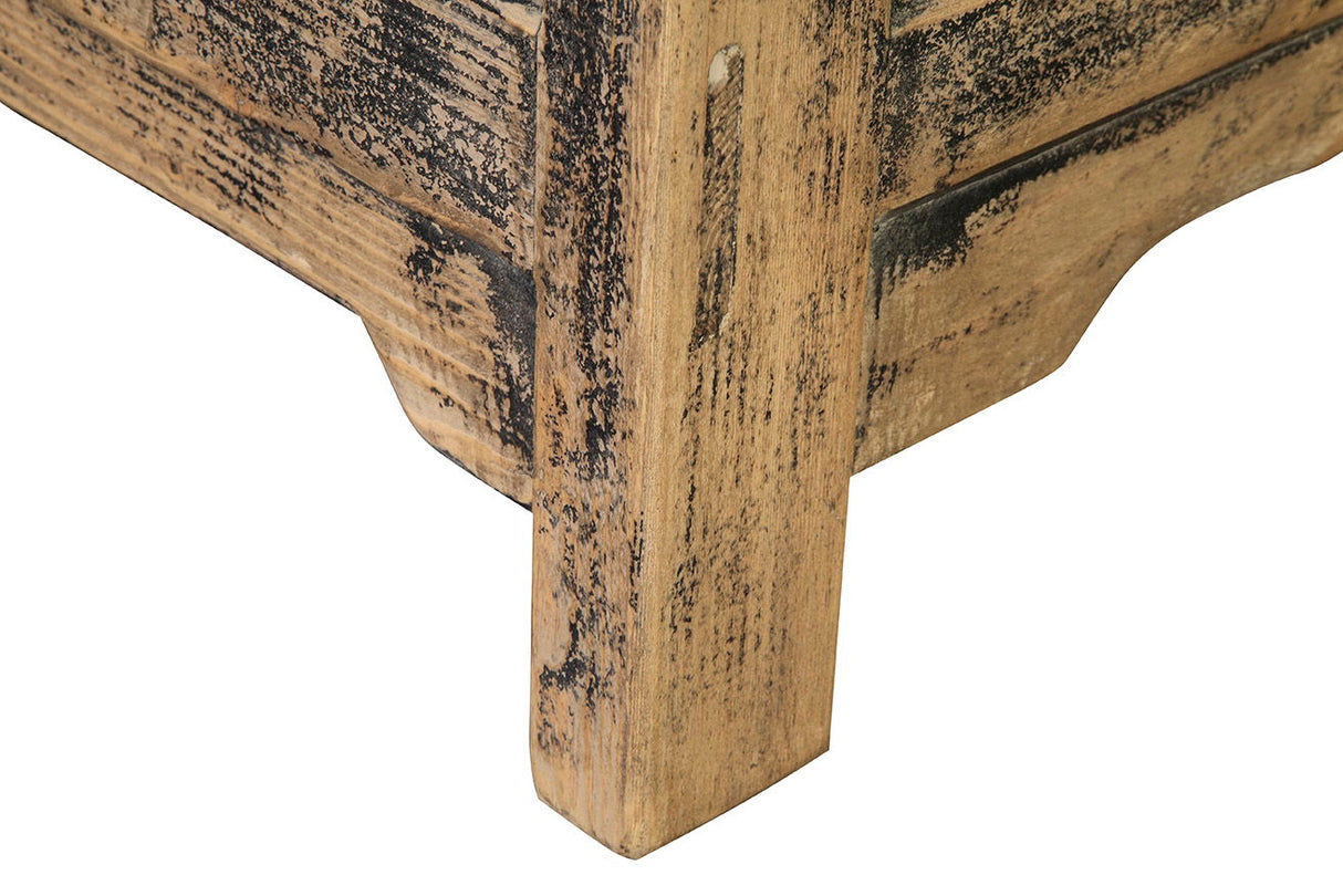 Sutherlind - Cabinet - Dark Gray / Light Brown