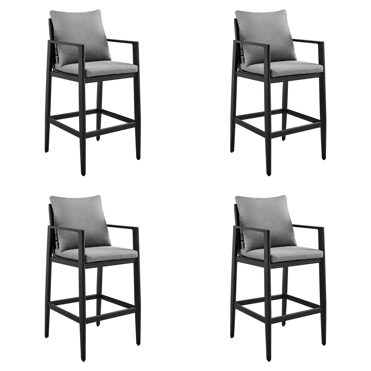 Cayman - Outdoor Patio Counter Height Bar Stool Set