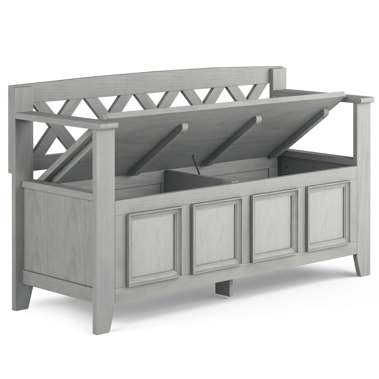 Amherst - Entryway Storage Bench - Gray
